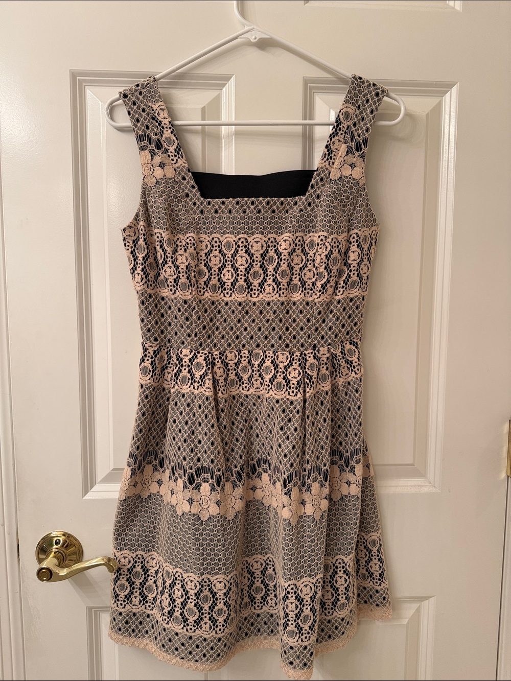 Fishbowl, Women's Lace Overlay Dress, small, like new